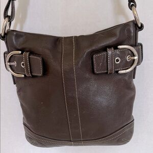 Vintage Coach Soho Slim Shoulder Bag - Chocolate Brown